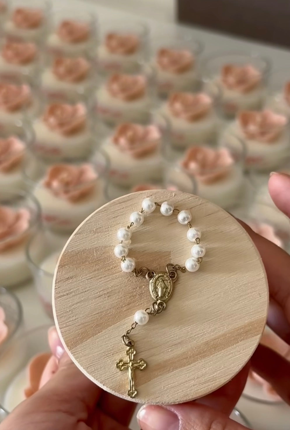 Vela de batismo para oferecer