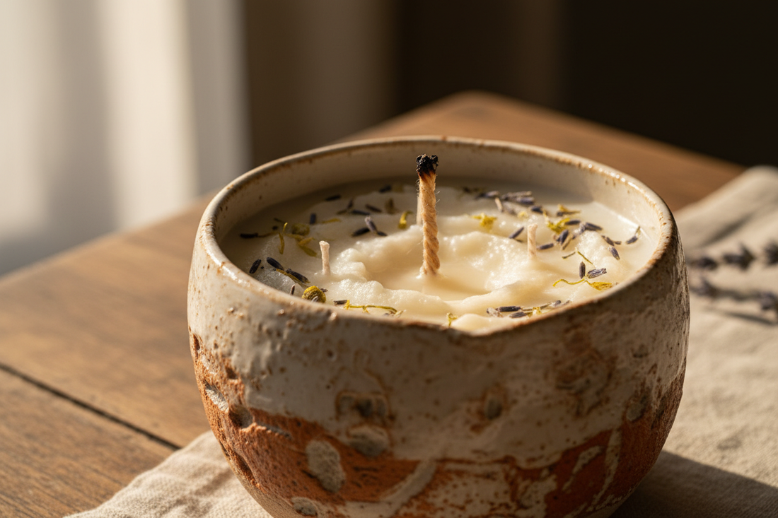 🌿 A Importância de Usar Ceras, Corantes e Essências Naturais nas Velas Artesanais